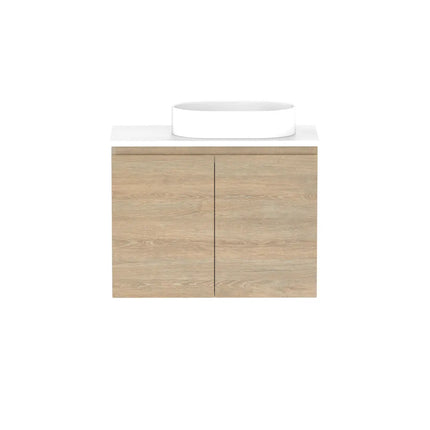 ADP Glacier Lite Ensuite All Door Twin Vanity with Benchtop