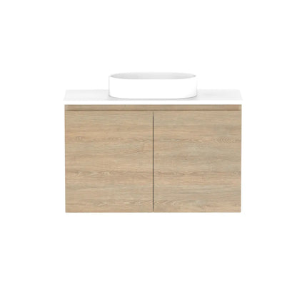 ADP Glacier Lite Ensuite All Door Twin Vanity with Benchtop 600-1800mm