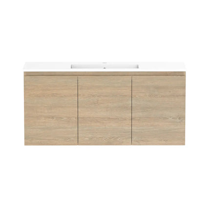 ADP Glacier Lite Ensuite All Door Twin Vanity with Cast Marble Top