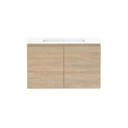 ADP Glacier Lite Ensuite All Door Twin Vanity with Cast Marble Top