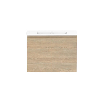 ADP Glacier Lite Ensuite All Door Twin Vanity with Ceramic Top