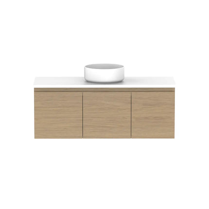 ADP Glacier Lite Ensuite Door and Drawer Slim Vanity with Benchtop