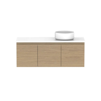 ADP Glacier Lite Ensuite Door and Drawer Slim Vanity with Benchtop