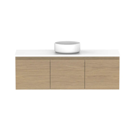 ADP Glacier Lite Ensuite Door and Drawer Slim Vanity with Benchtop