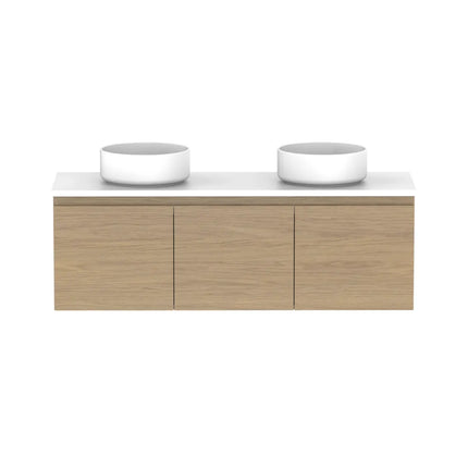 ADP Glacier Lite Ensuite Door and Drawer Slim Vanity with Benchtop 750-1800mm