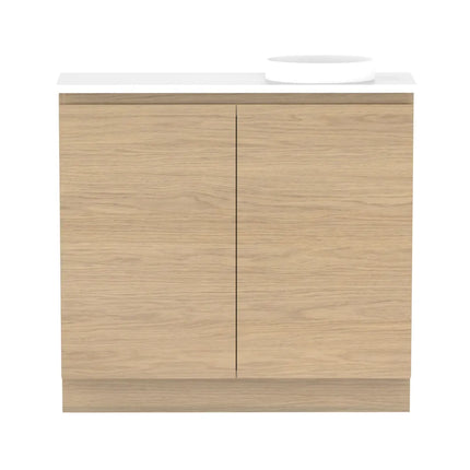 ADP Glacier Lite Mini All Door Floor Mount Vanity on Kickboard