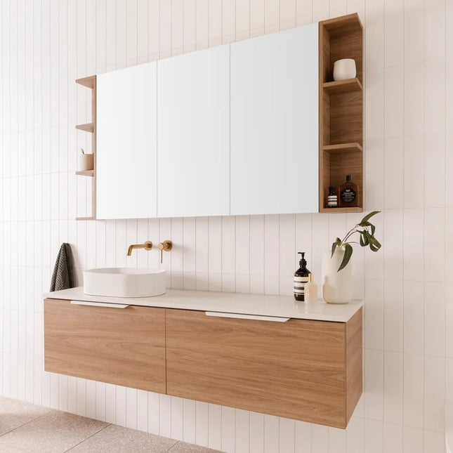 ADP Glacier Lite Ensuite All Drawer Slim Vanity with Benchtop