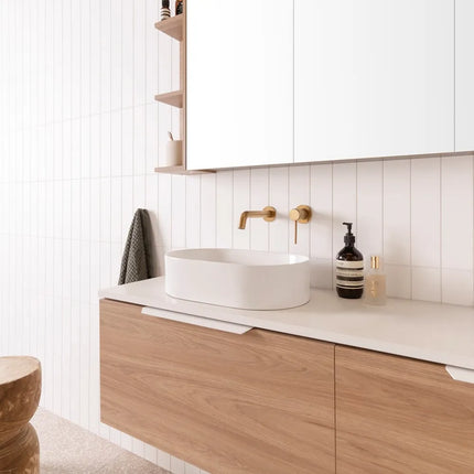 ADP Glacier Lite Ensuite All Drawer Slim Vanity with Benchtop 600-1800mm