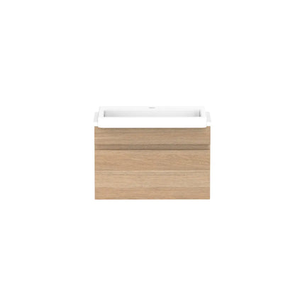 ADP Glacier Lite Semi-Recessed All Drawer Slim Vanity with Benchtop