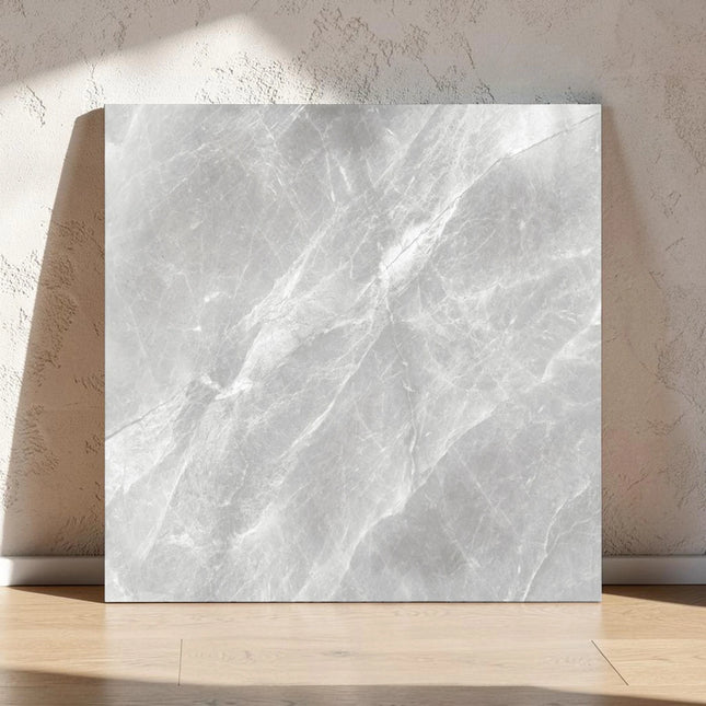 Marble Look Tile Gris Grey 600X600 Matte / Polished ,