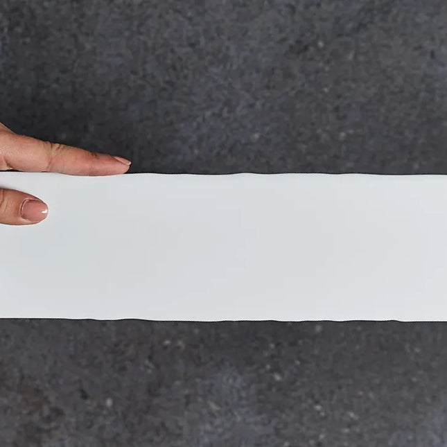 Subway Tile Memory Matt White 75X300