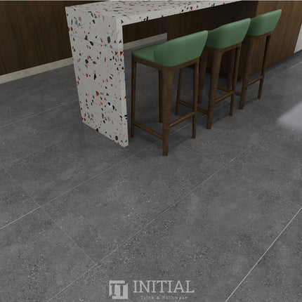 Concrete Look Tile Gallen Dark Grey Matt 600X1200 ,