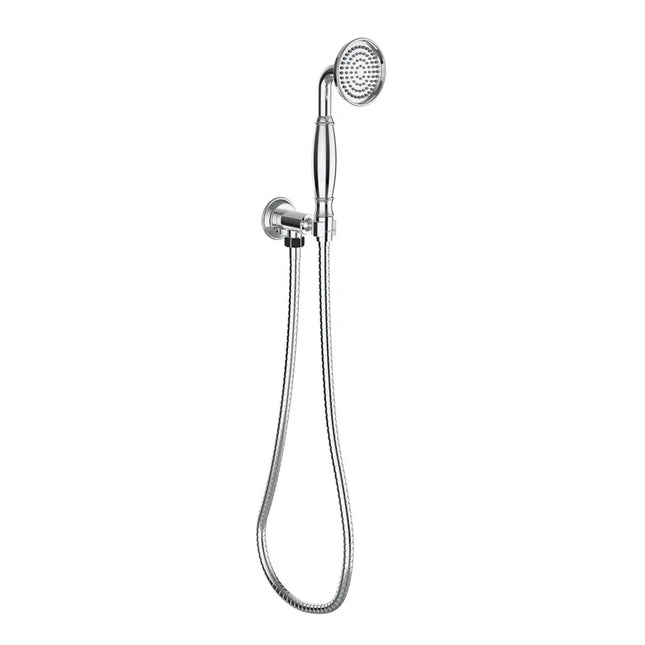 Ikon Clasico Hand Shower On Wall Outlet Bracket Chrome