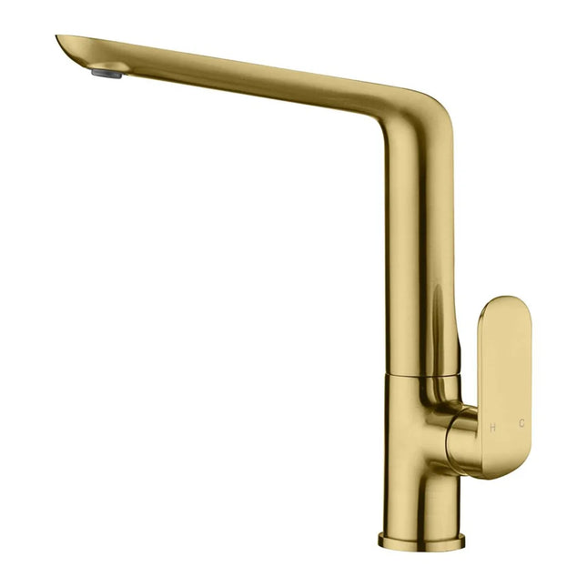 Ikon Kara Sink Mixer Brushed Gold