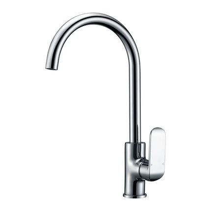 Ikon Kara Gooseneck Sink Mixer Chrome