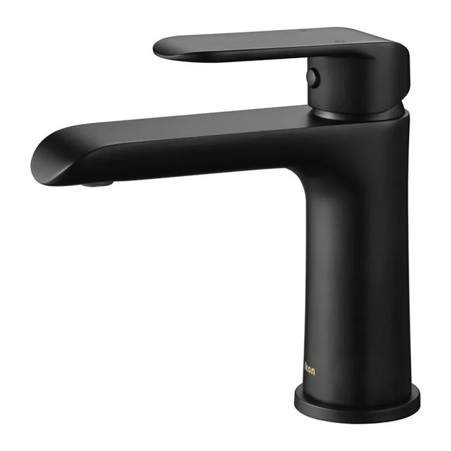 Ikon Kara Basin Mixer Matt Black, 2 Sizes