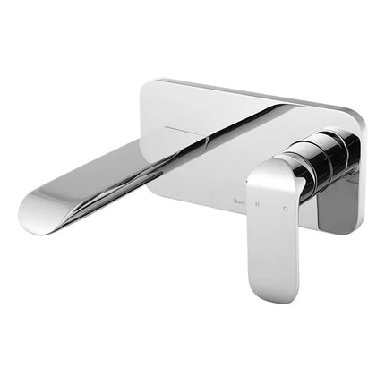 Ikon Kara Wall Basin Mixer Chrome