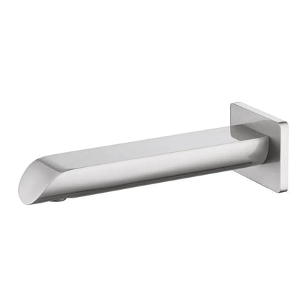 Ikon Kara Bath Spout Curved Tip Brushed Nickel