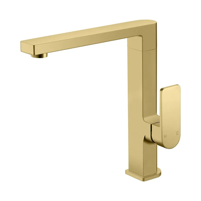 Ikon Flores Kitchen Mixer Brushed Gold