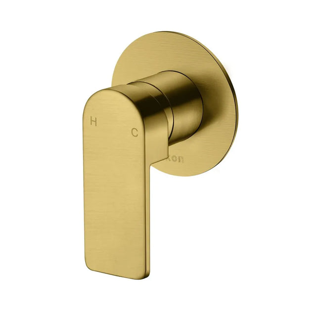Ikon Flores Wall Mixer Brushed Gold