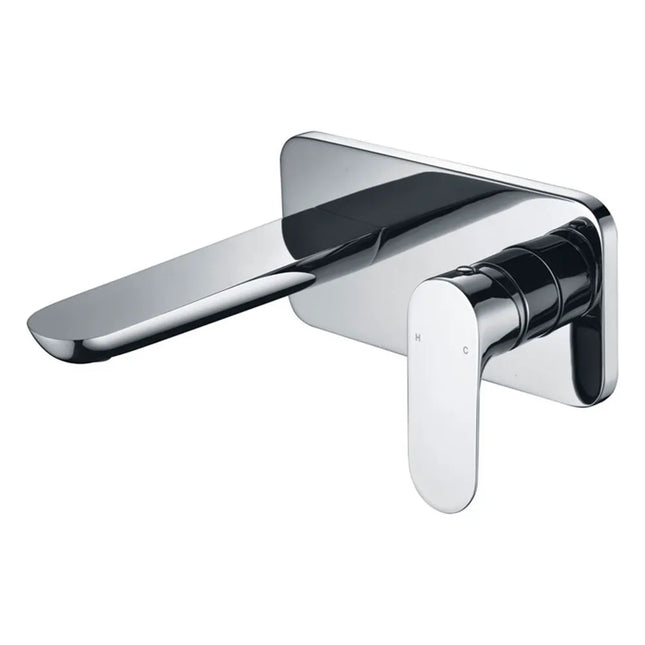 Ikon Banda Wall Basin Mixer Chrome