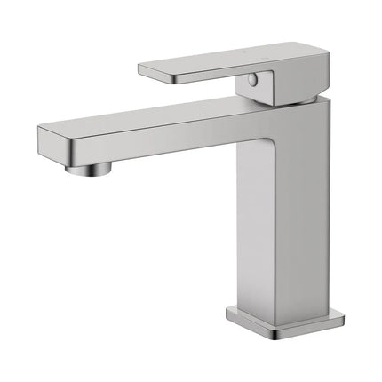 Ikon Ceram Basin Mixer Brushed Nickel, 2 Sizes