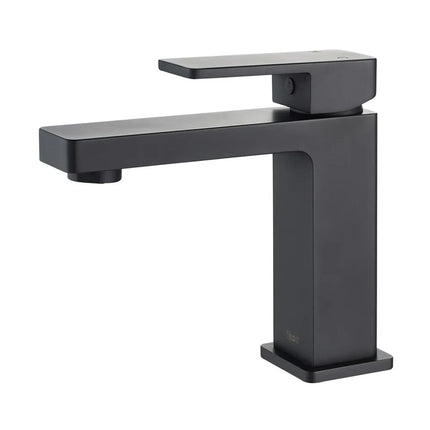 Ikon Ceram Basin Mixer Matt Black, 2 Sizes