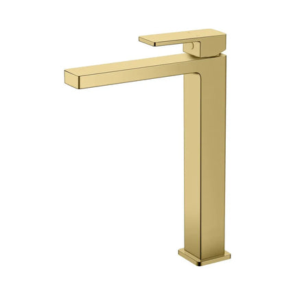 Ikon Ceram Basin Mixer Brushed Gold, 2 Sizes