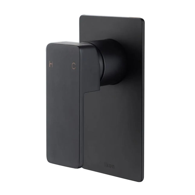 Ikon Ceram Wall Mixer Matt Black