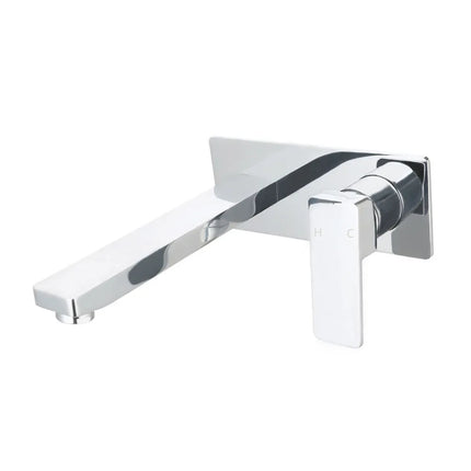 Ikon Ceram Wall Basin Mixer Chrome