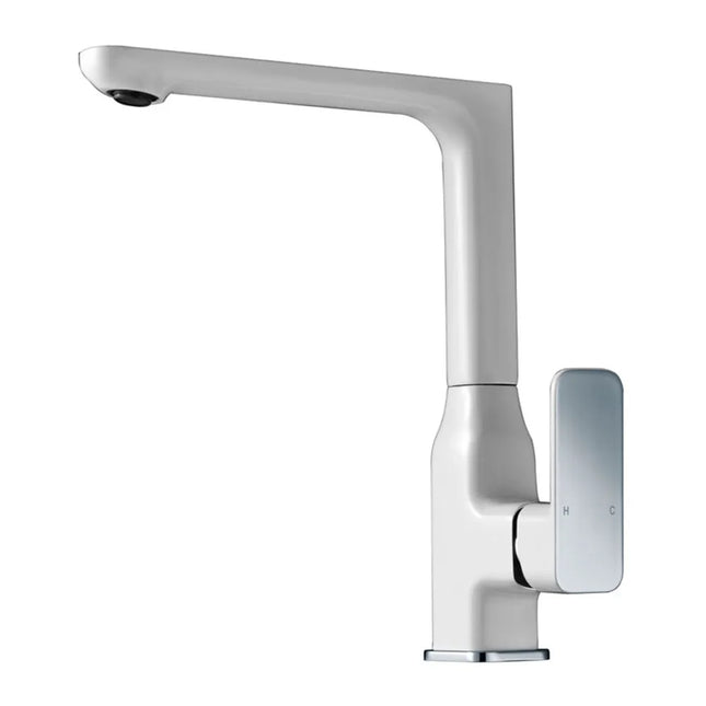 Ikon Seto Sink Mixer Chrome & White