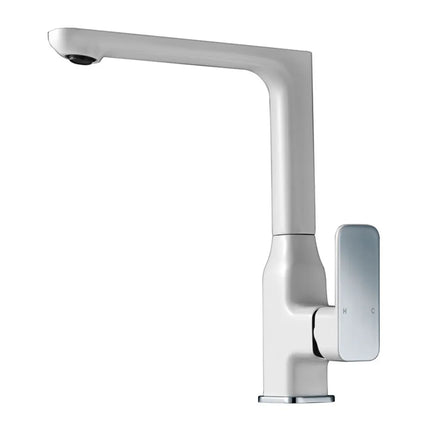 Ikon Seto Sink Mixer Chrome & White