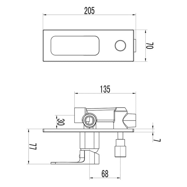 Ikon Seto Wall Mixer With Diverter Chrome