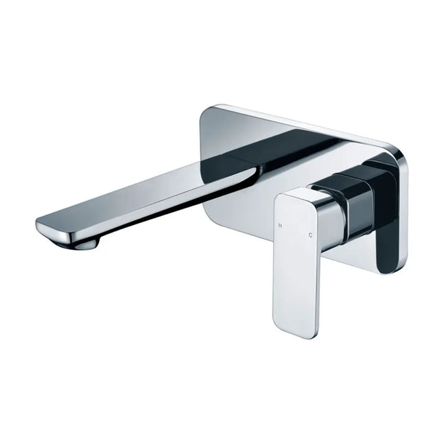 Ikon Seto Wall Basin Mixer Chrome