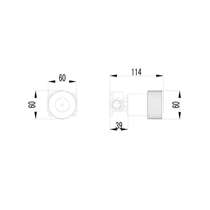 Ikon Soko Wall Progressive Mixer Gun Metal Grey