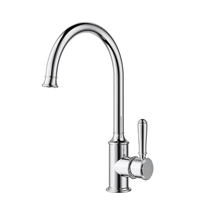 Ikon Clasico Gooseneck Sink Mixer Chrome