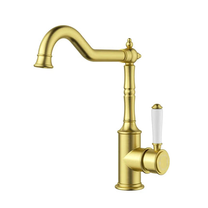 Ikon Clasico Sink Mixer Brushed Gold