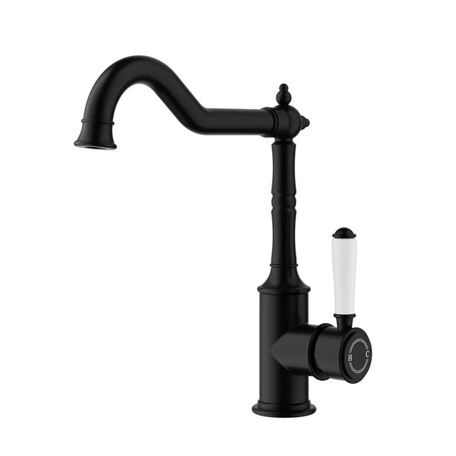 Ikon Clasico Sink Mixer Matt Black