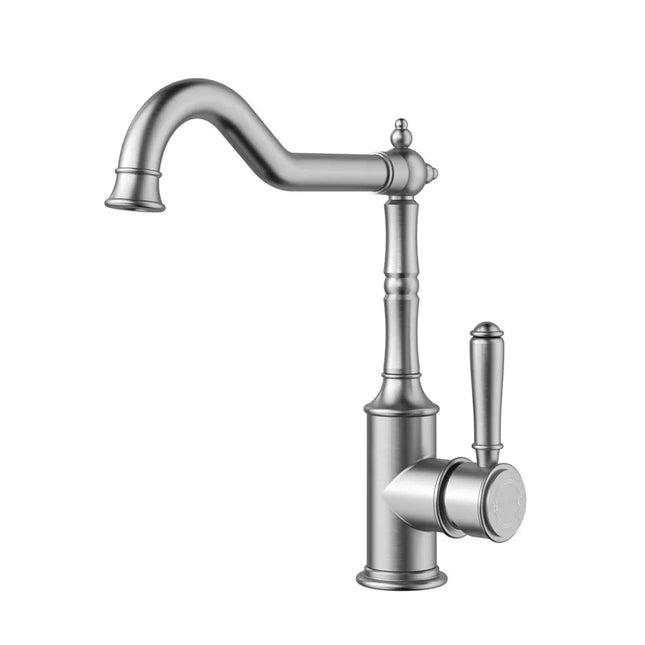 Ikon Clasico Sink Mixer Brushed Nickel