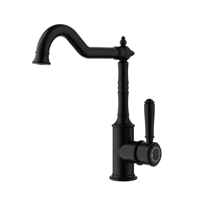 Ikon Clasico Sink Mixer Matt Black