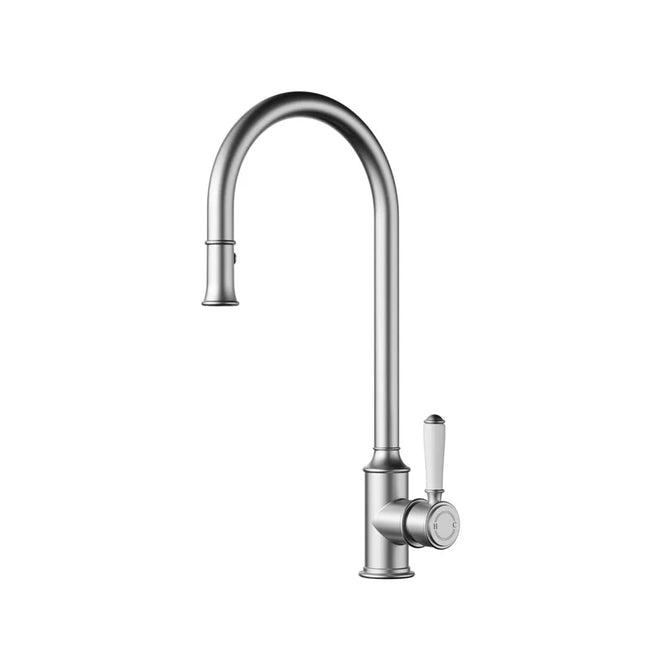 Ikon Clasico Pull-Out Sink Mixer Brushed Nickel