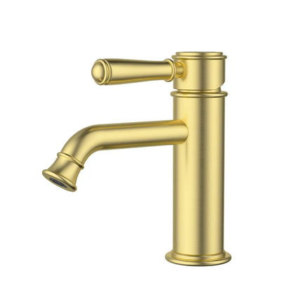 Ikon Clasico Basin Mixer Brushed Gold