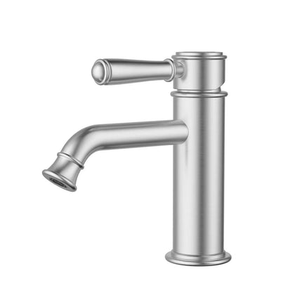 Ikon Clasico Basin Mixer Brushed Nickel