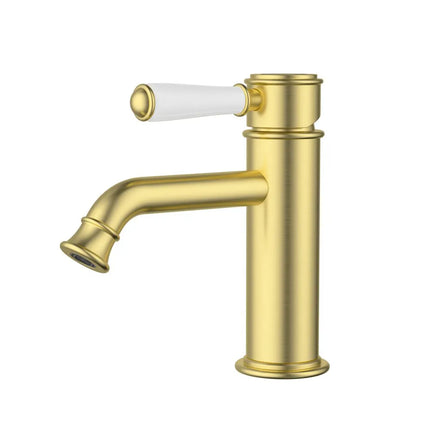 Ikon Clasico Basin Mixer Brushed Gold