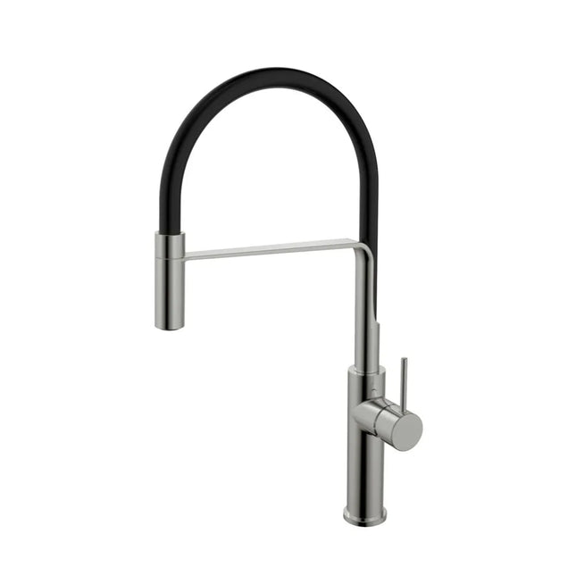 Ikon Hali Multifunction Sink Mixer Brushed Nickel