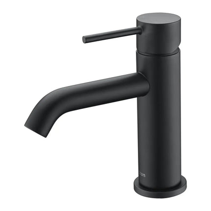 Ikon Hali Basin Mixer Matt Black, 2 Sizes