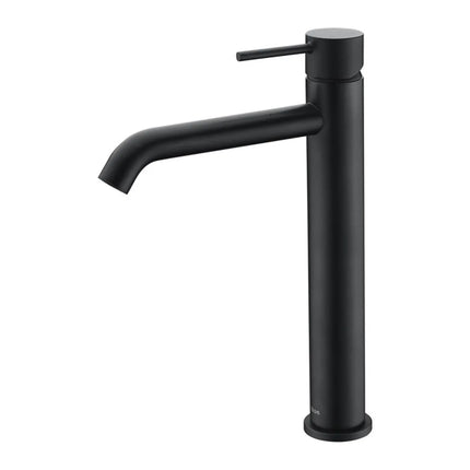 Ikon Hali Basin Mixer Matt Black, 2 Sizes