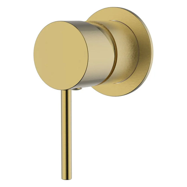 Ikon Hali Wall Mixer Brushed Gold