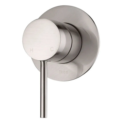 Ikon Hali Wall Mixer Brushed Nickel