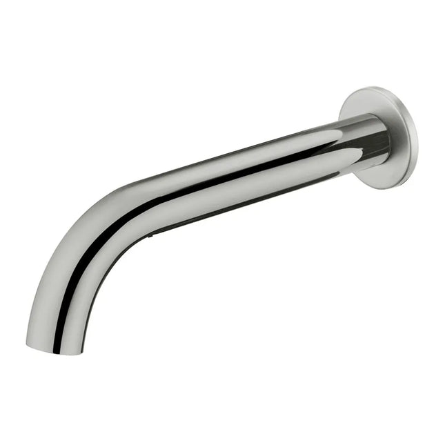 Ikon Hali Bath Spout Curved Tip Brushed Nickel